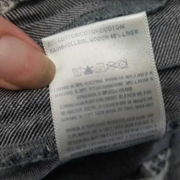 Agave Men's Gringo Straight Leg Linen Cotton  Grey Jeans Size 34 - Picture 5 of 13